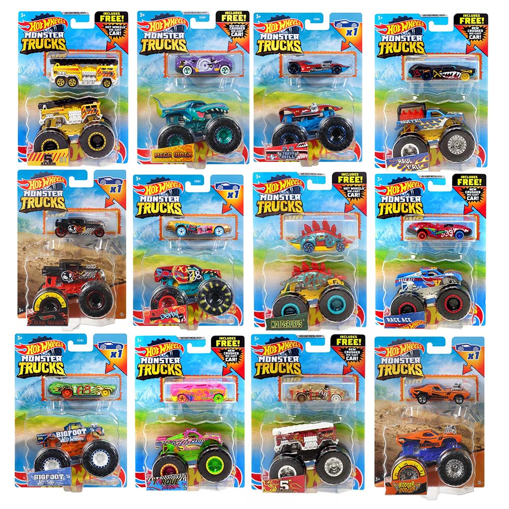 Camion Monster Truck pour les 3 ans et plus modèles Hot Wheels