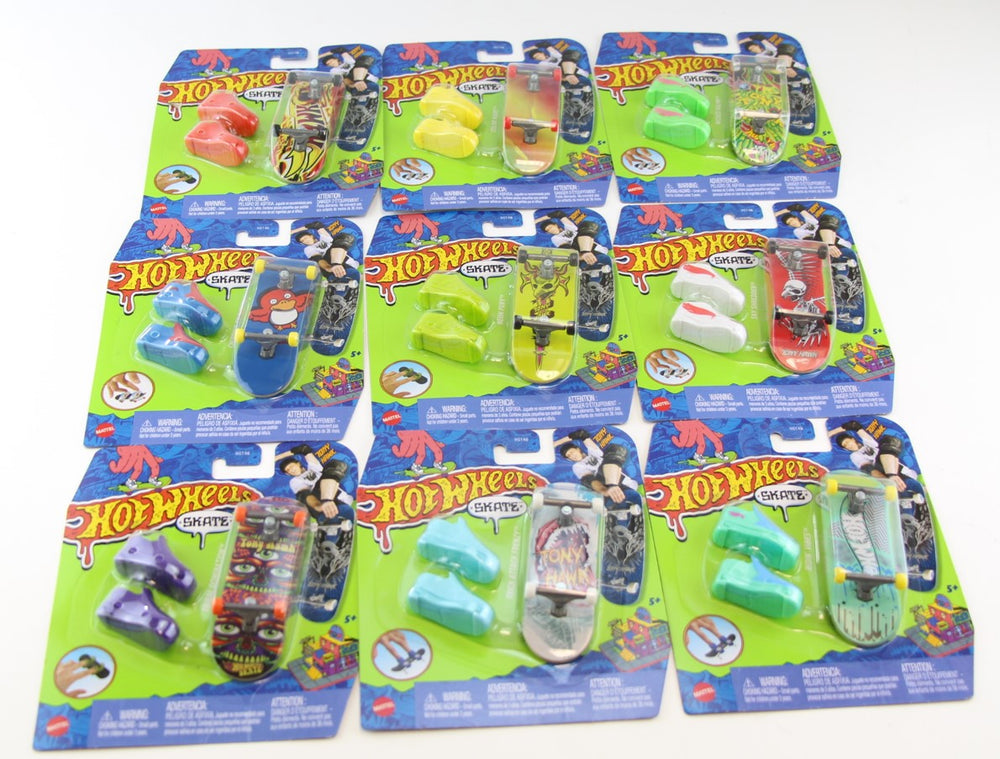 Planche à roulette de doigt avec souliers Hot Wheels Tony Hawk (5 ans et plus)