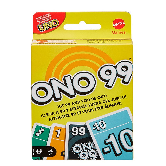 Jeu de cartes Ono 99 (7 ans et plus, 2 à 6 joueurs)