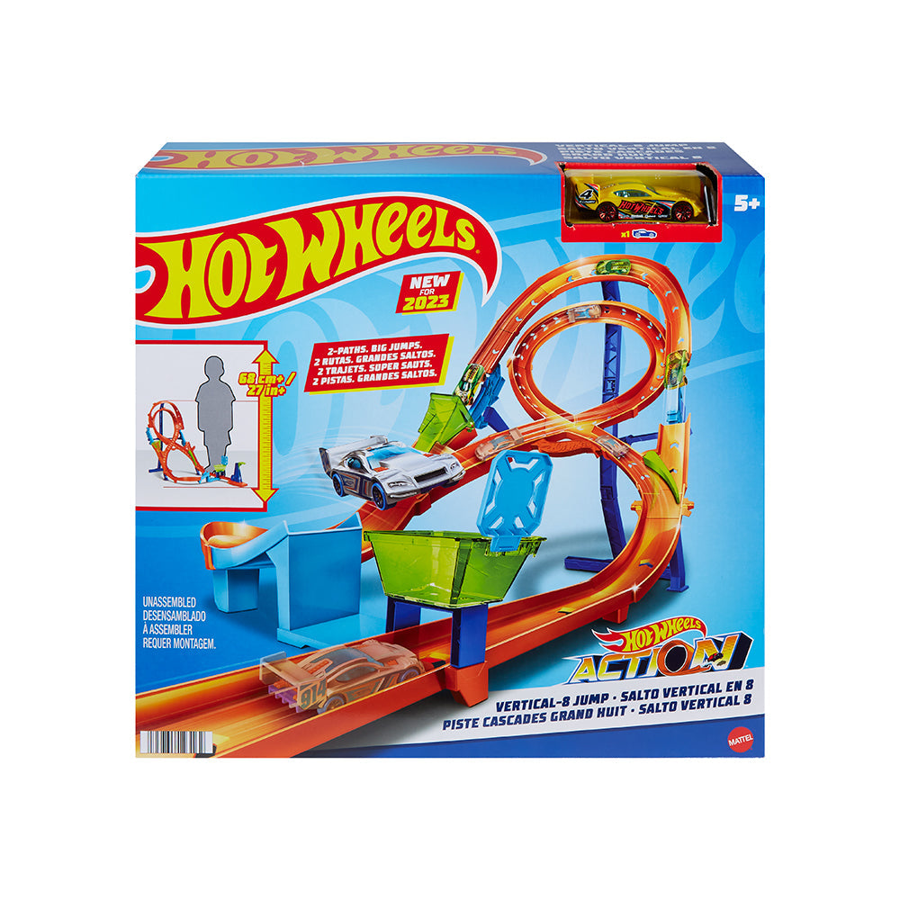 Piste Cascades grand huit Hot Wheels (5 ans et plus)