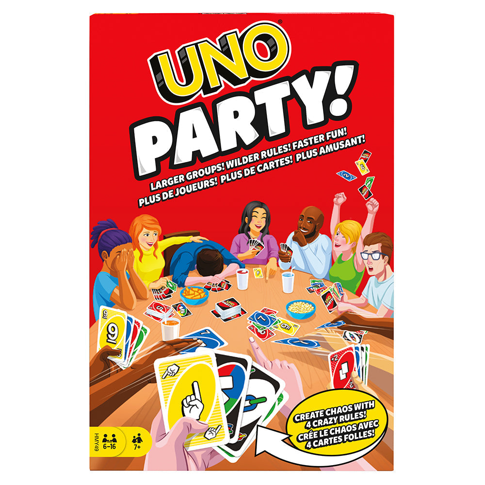 Jeu De Cartes Uno Party 7 Ans Et Plus 6 16 Joueurs Lecompte jeu-de-cartes-uno-party-7-ans-et-plus-6-16-joueurs-lecompte