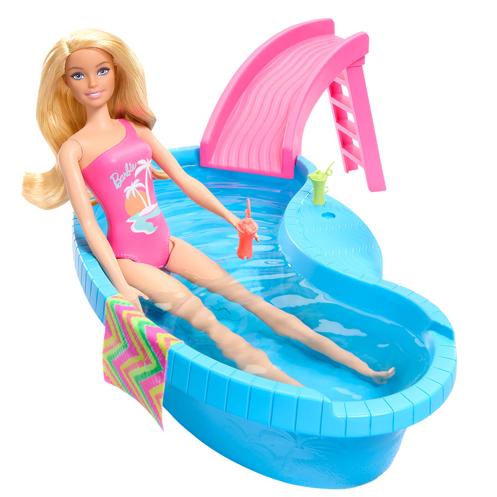 Poupée Barbie avec piscine (3 ans et plus)