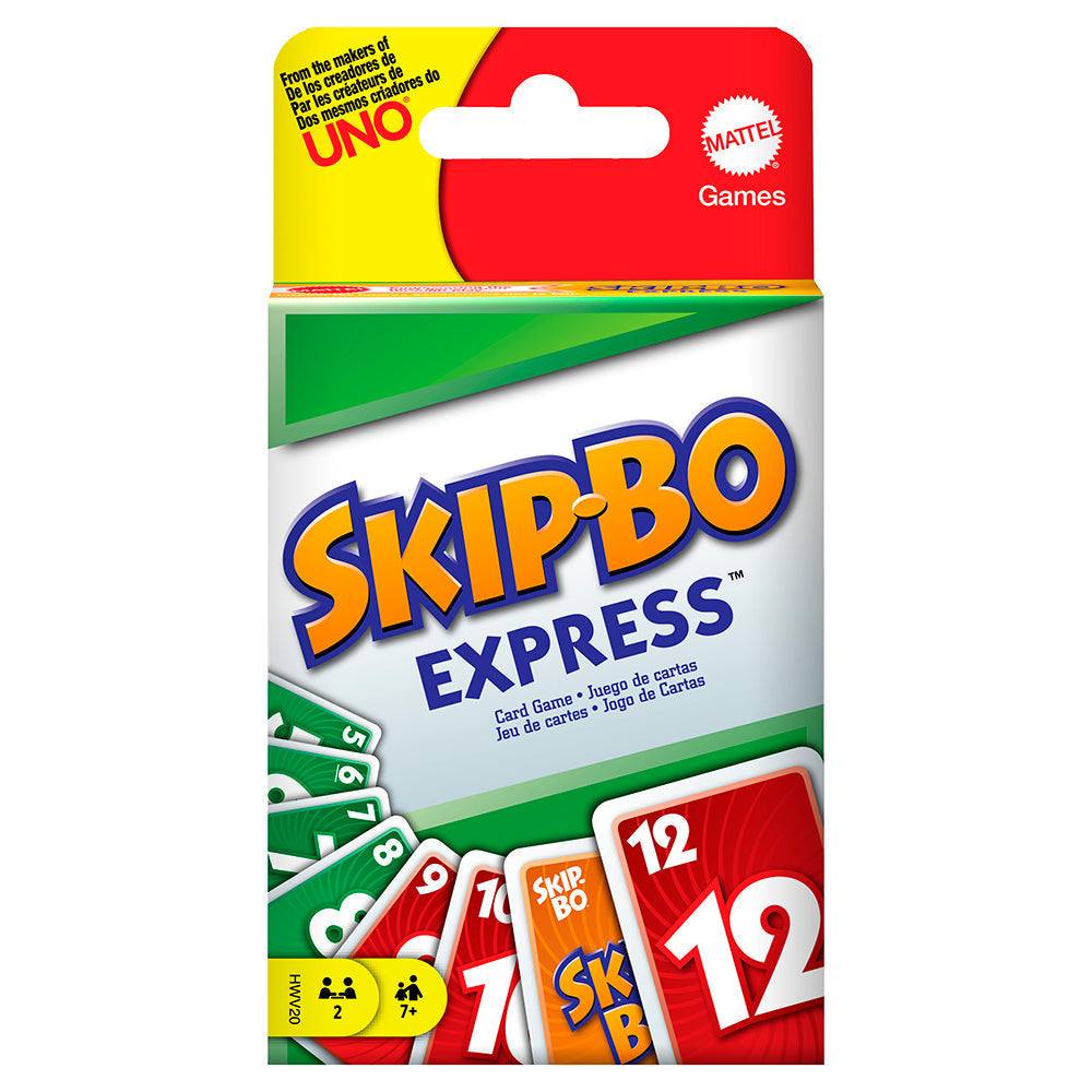 Jeu de cartes Skip-Bo express (7 ans et plus, 2 à 4 joueurs)