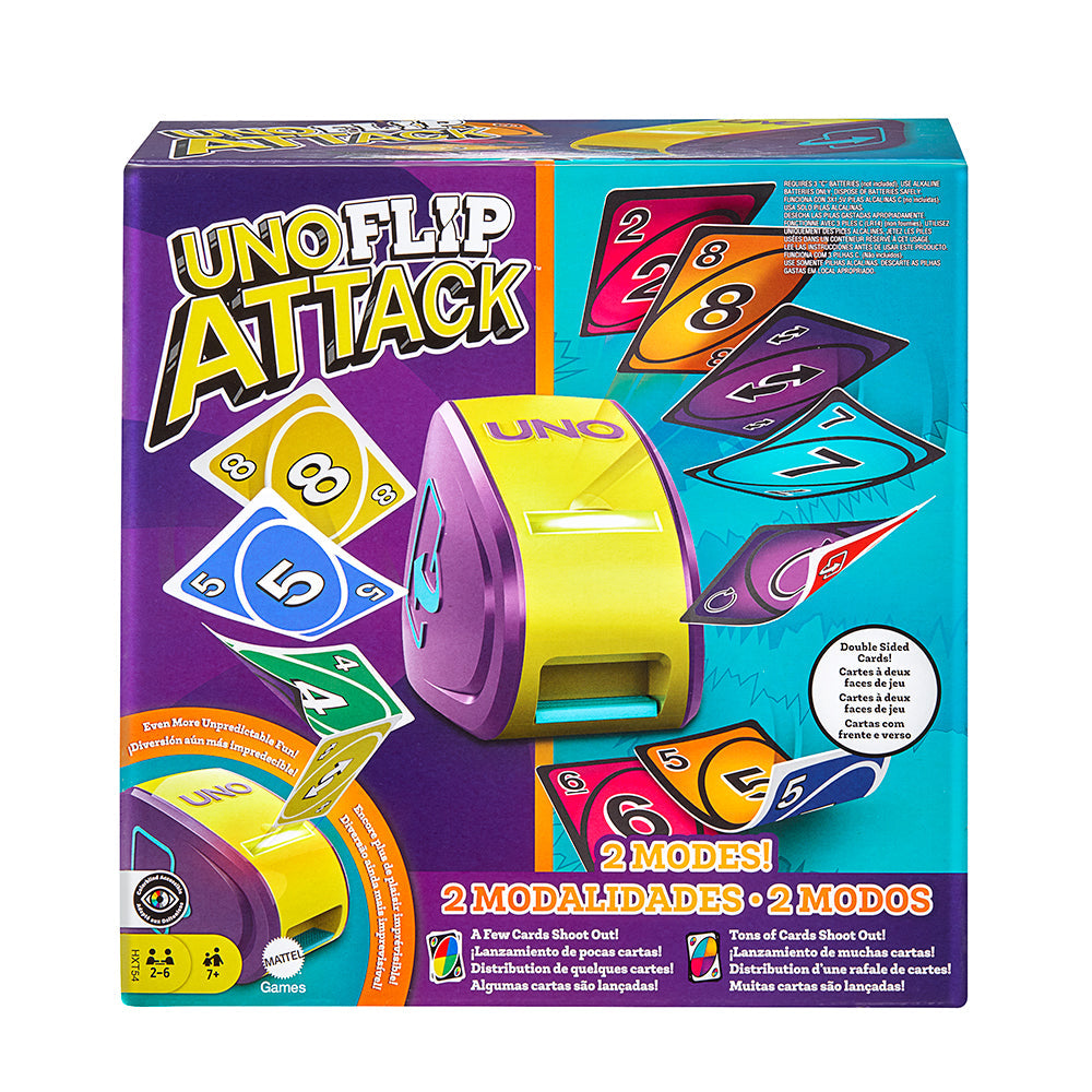 Jeu de cartes Uno Flip Attack (2 à 6 joueurs, 7 ans et +)