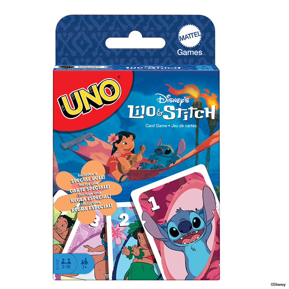 Jeu de cartes Uno Lilo et Stitch (7 ans et plus, 2 à 10 joueurs)