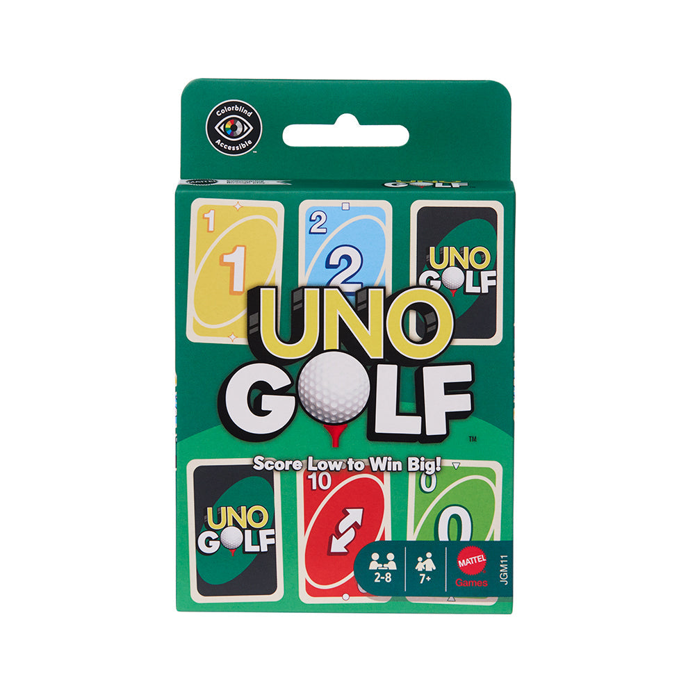 Jeu de cartes Uno golf (7 ans et plus, 2 à 8 joueurs)