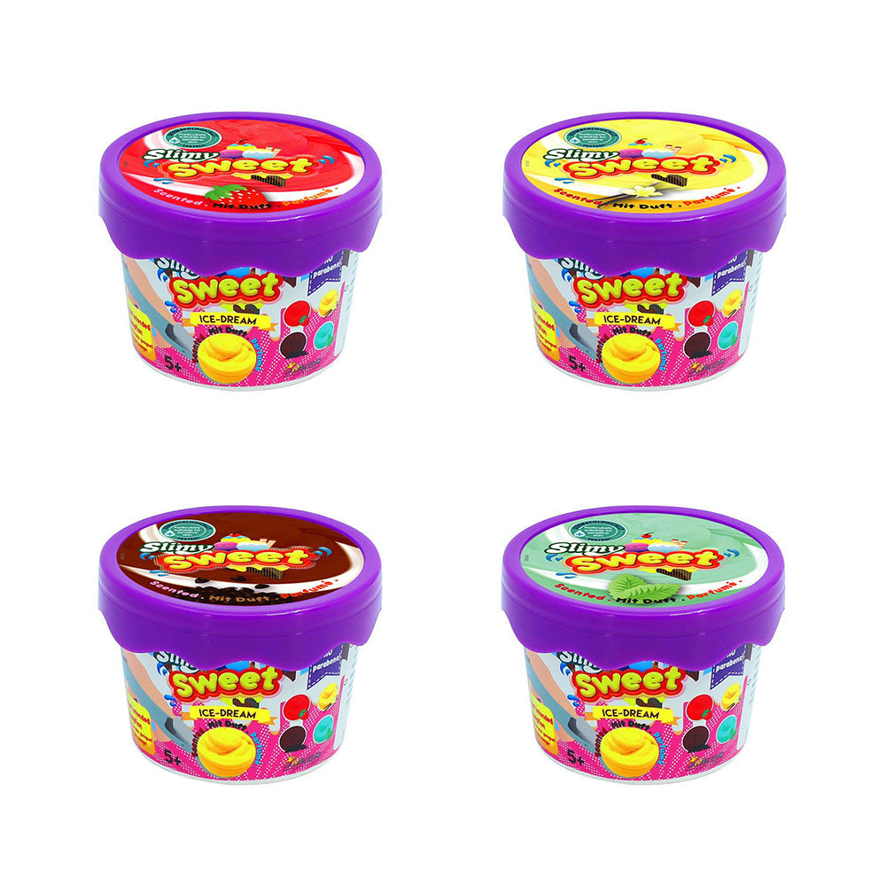 Slime crème glacée 100 g modèles Slimy Sweet