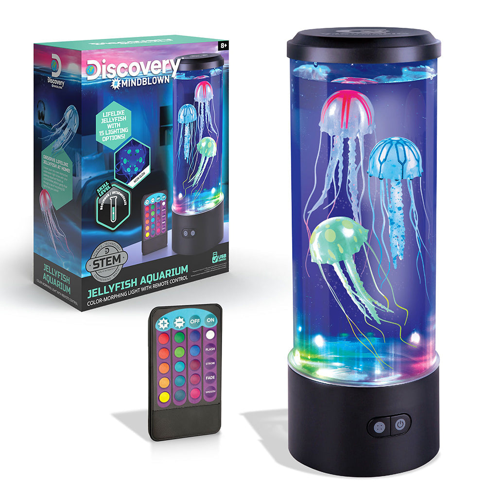 Aquarium de méduses et lumières (8 ans et +)