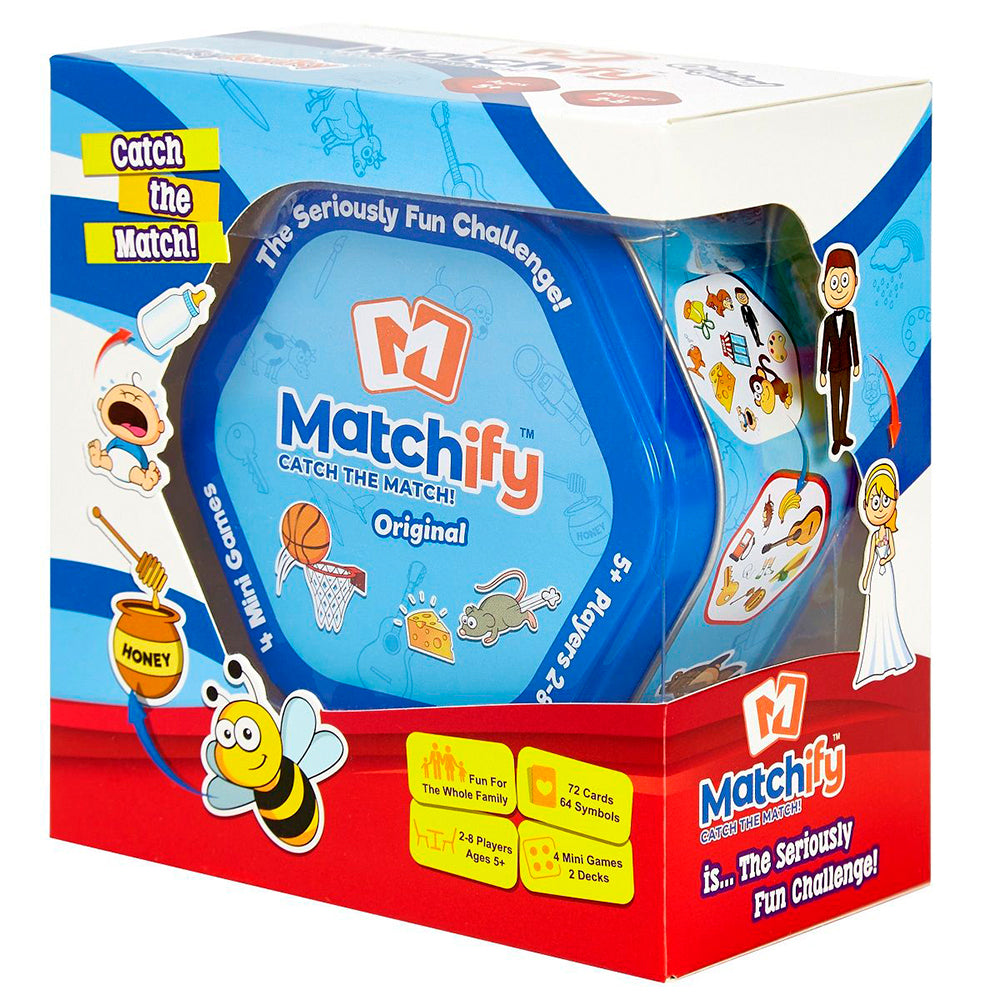 Jeu de carte de vitesse et d'observation Matchify "Original" (5 ans et plus, 2 à 4 joueurs)