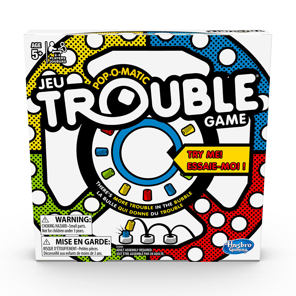 Jeu Trouble (5 ans et plus, 2 à 4 joueurs)