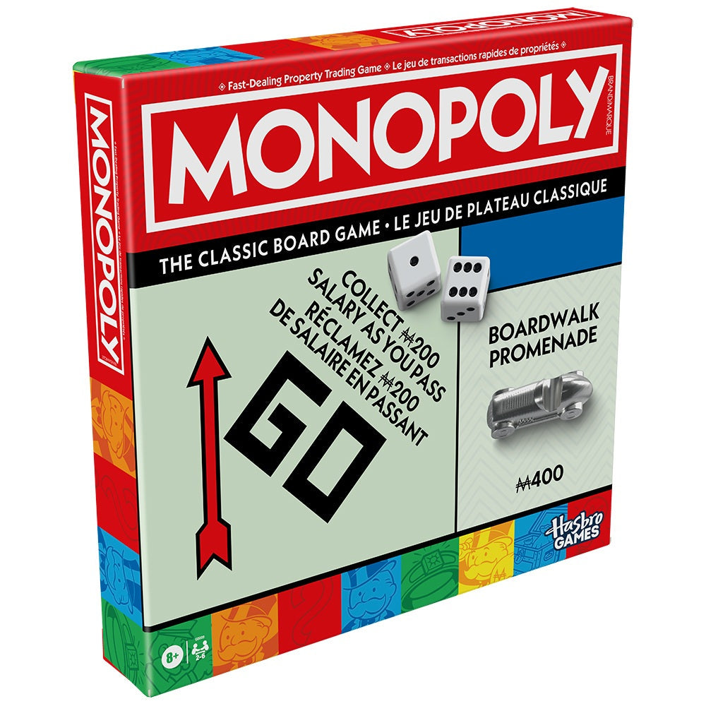 Jeu Monopoly nouvelle édition (8 ans et plus, 2 à 6 joueurs)