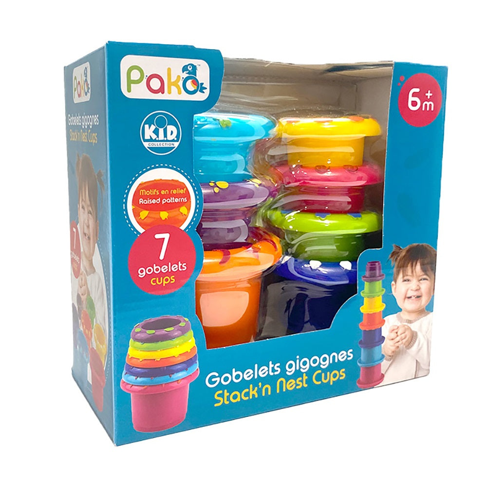 Pakö gobelets gigognes à empiler (1 an et plus)