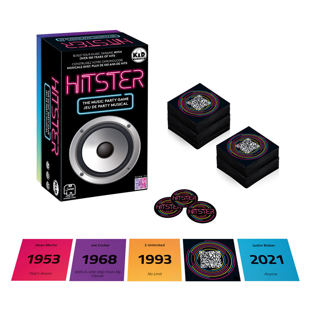 Jeu Hitster (16 ans et plus, 2 à 20 joueurs)