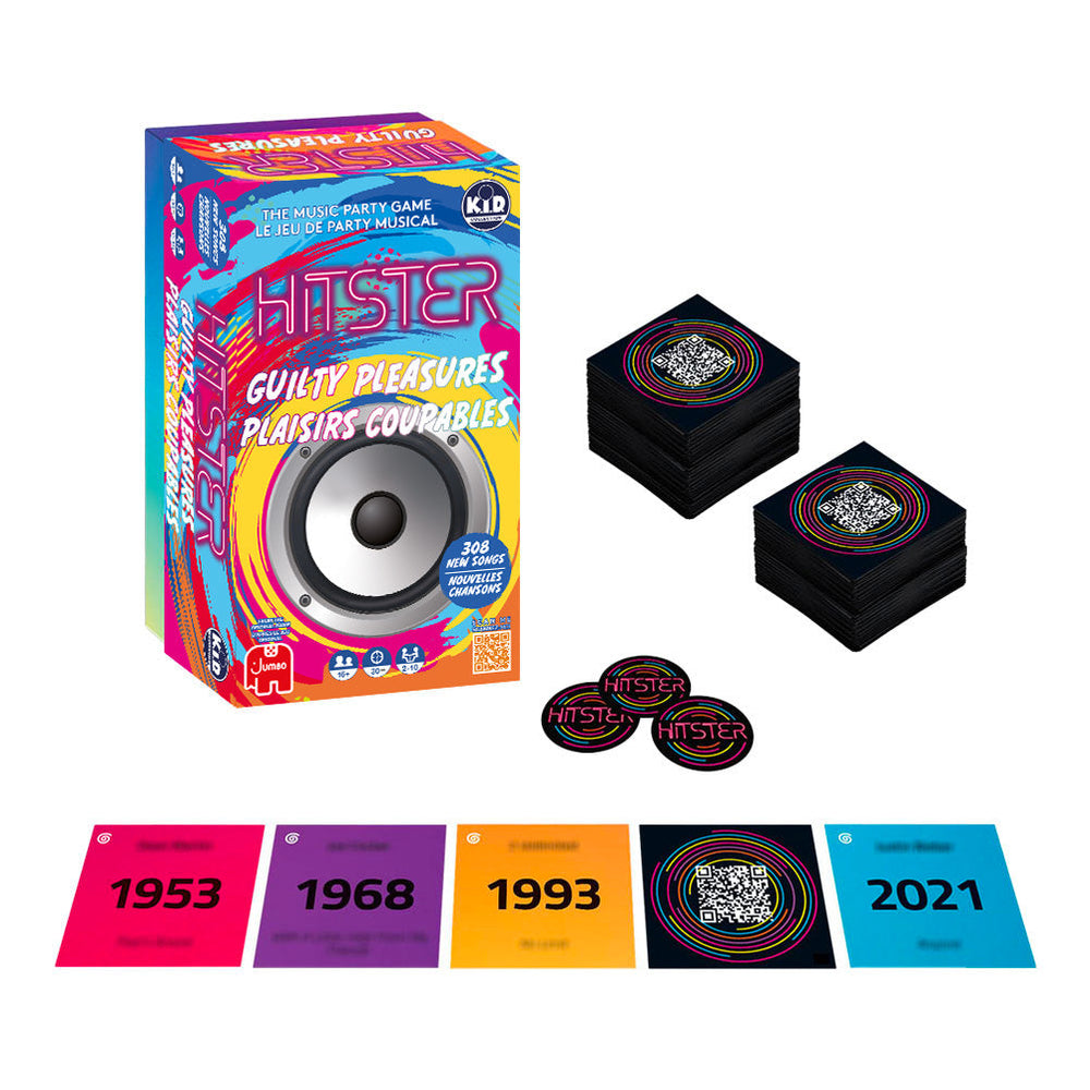 Jeu Hitster plaisirs coupables (16 ans et +)
