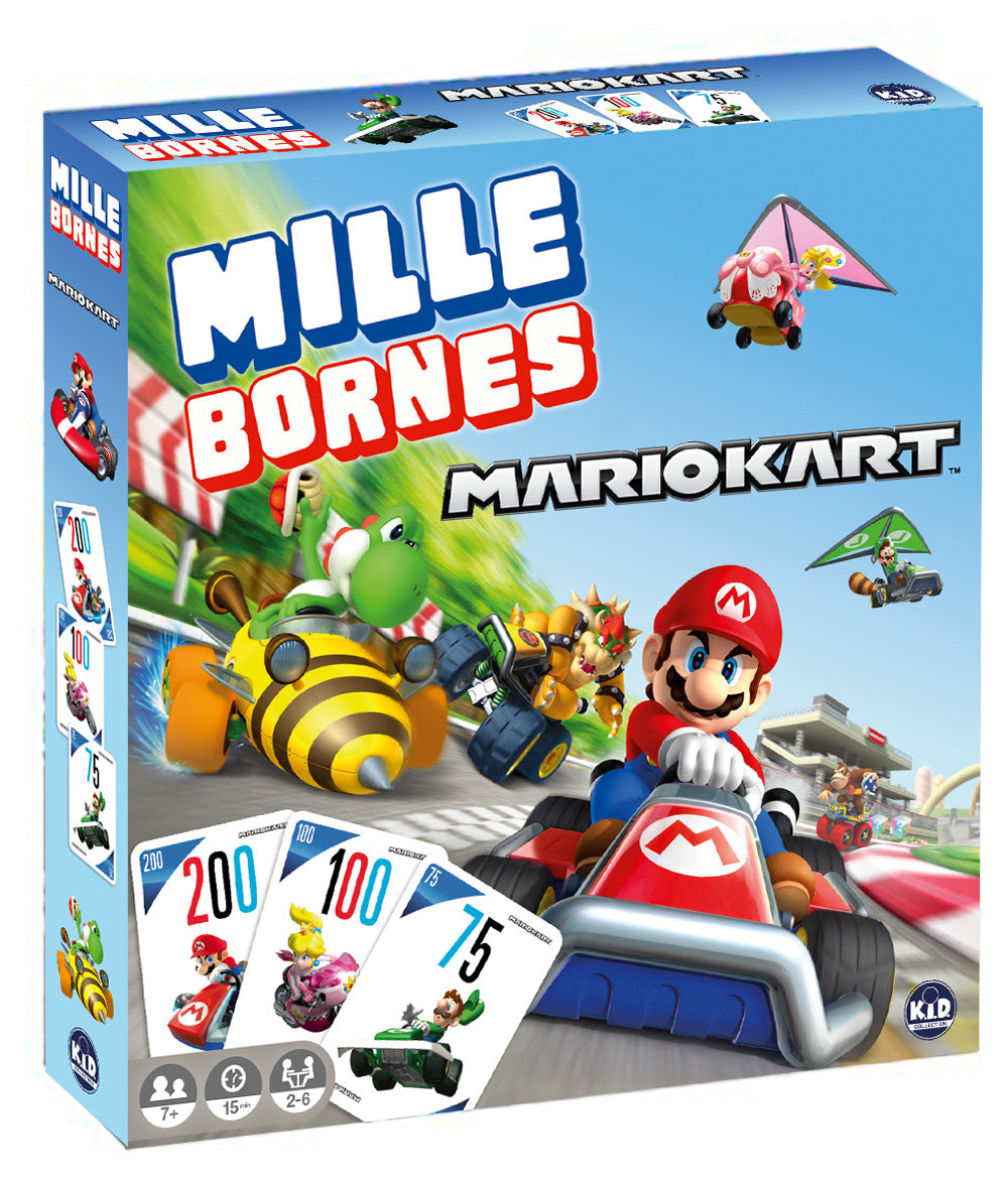 Jeu Mille Bornes édition Mario Kart (7 ans et plus, 2 à 6 joueurs)