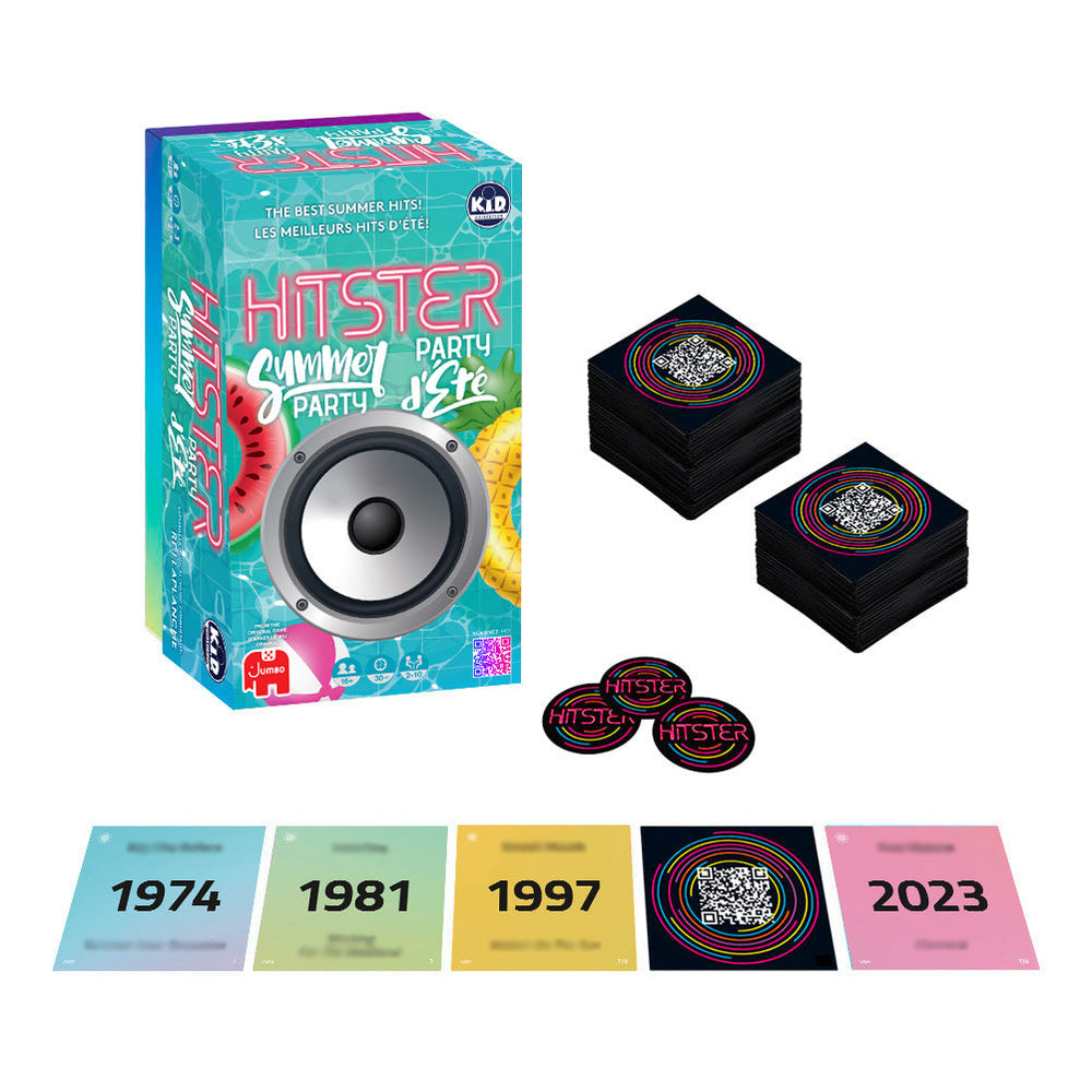 Jeu Hitster Party d'été (16 ans et plus, 2 à 20 joueurs)