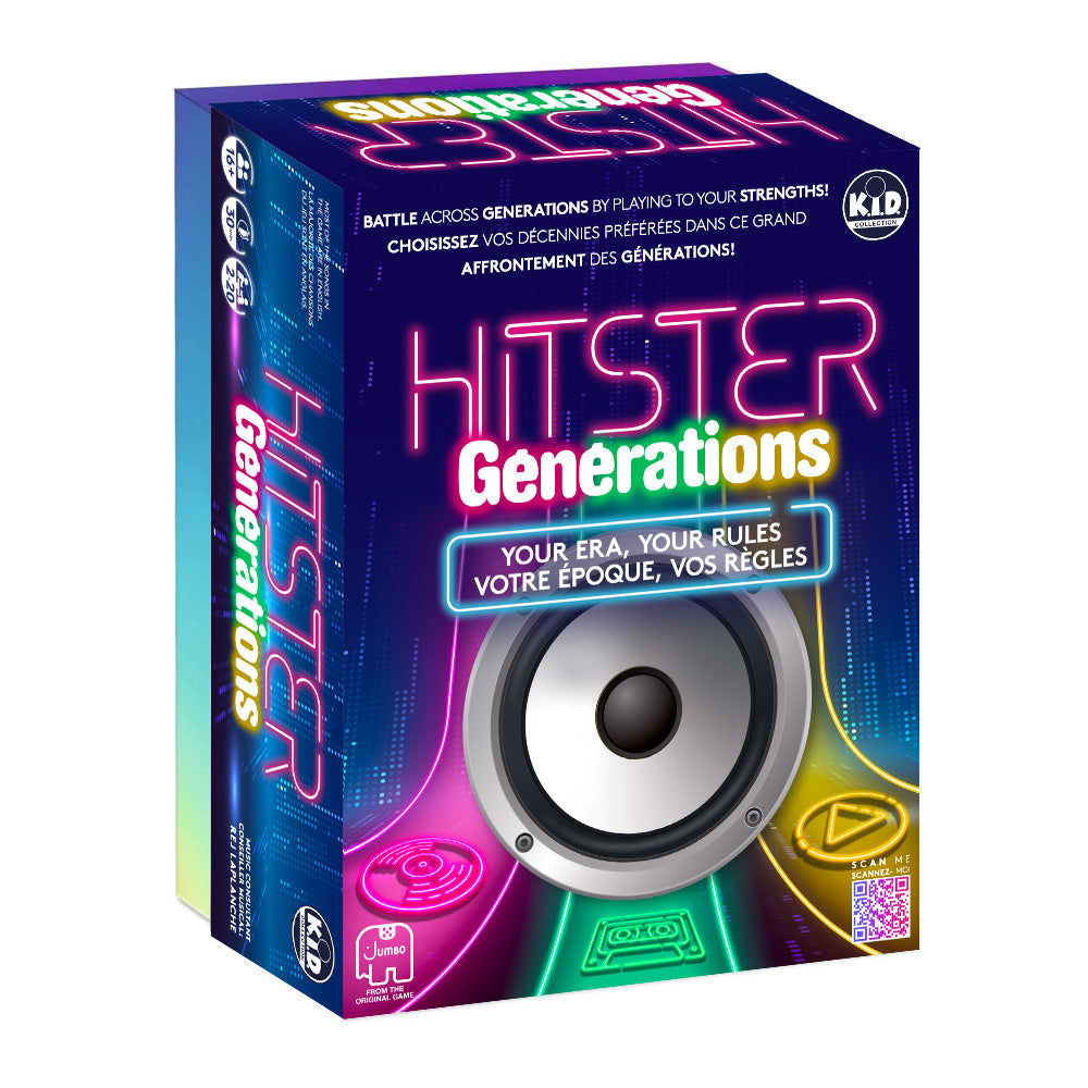 Jeu Hitster Bataille des générations (16 ans et plus, 2 à 20 joueurs)
