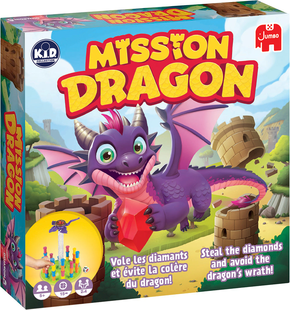 Jeu Mission Dragon bilingue (5 ans et plus, 2 à 4 joueurs)