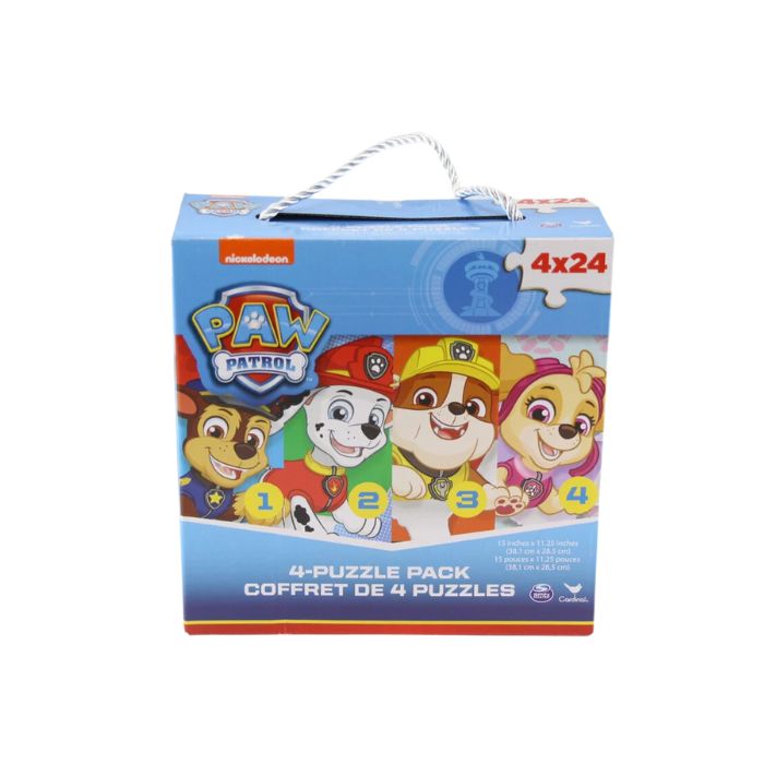 Casse-tête 24 morceaux Pat Patrouille (boîte de 4)