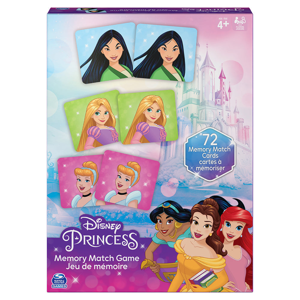 Jeu de mémoire Disney Princesse (4 ans et plus, 2 à 4 joueurs)