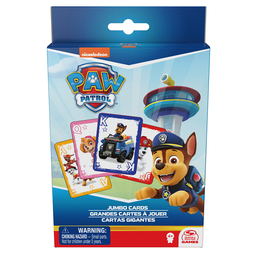 Jeu de cartes géantes Pat Patrouille (4 ans et plus)