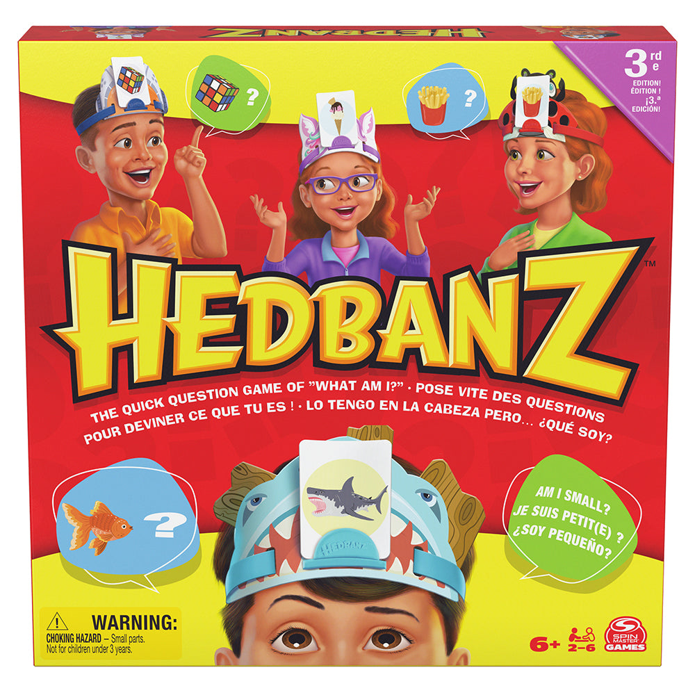Jeu Hedbanz 3e édition (6 ans et plus, 2 à 6 joueurs)