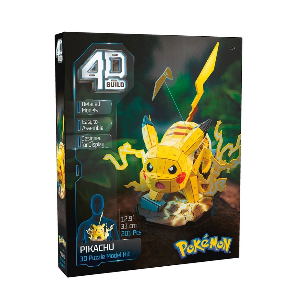 Casse-tête 3D 201 morceaux Pokémon Pikachu (12 ans +)
