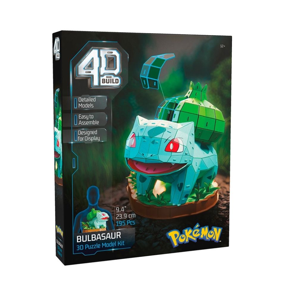 Casse-tête 3D 195 morceaux Pokémon Bulbizarre (12 ans +)