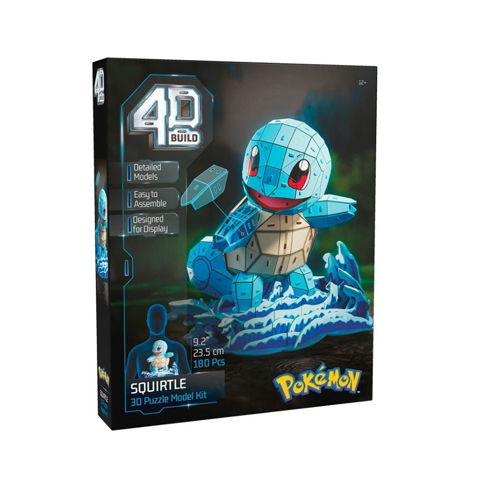 Casse-tête 3D 180 morceaux Pokémon Carapuce (12 ans +)