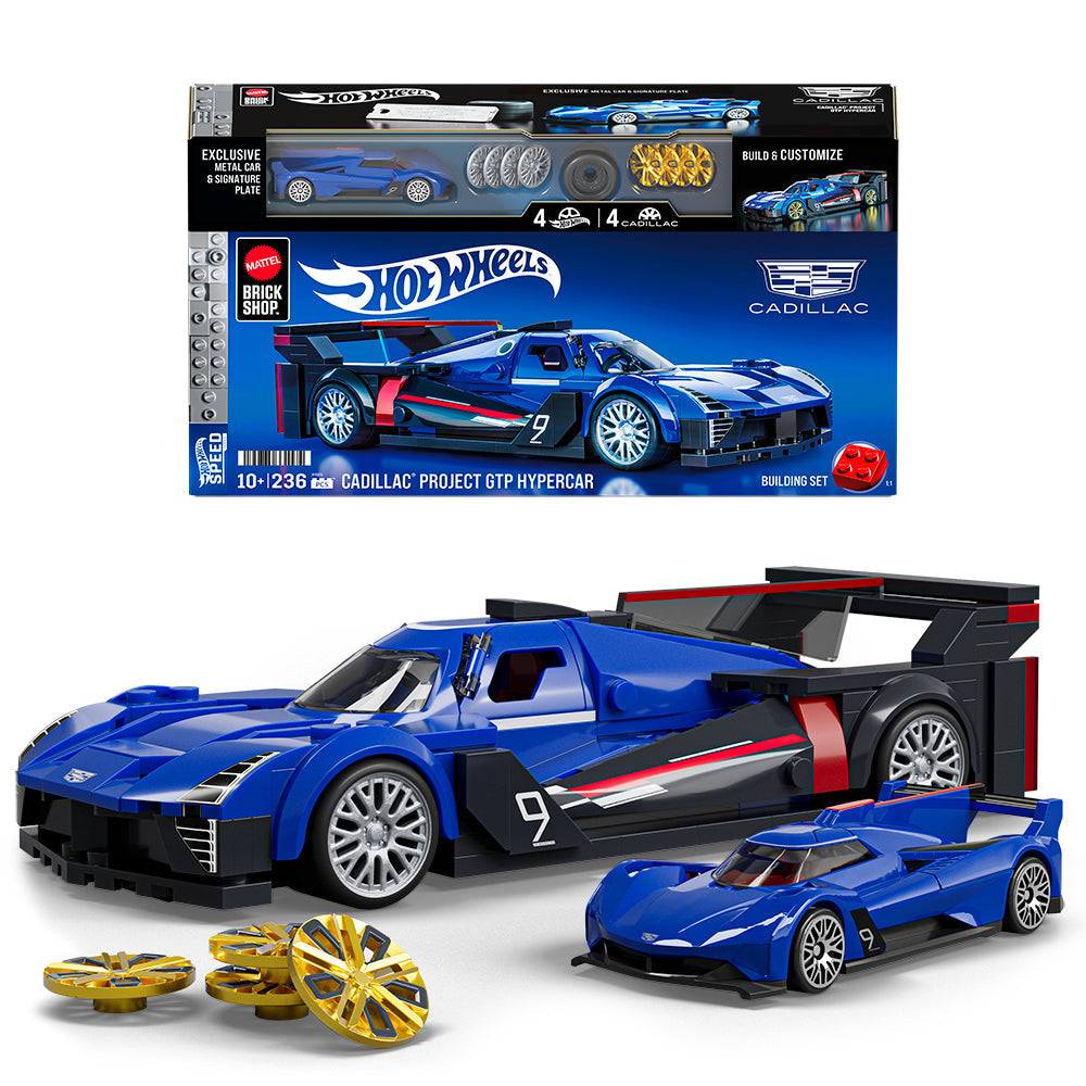Bloc de construction projet GTP Hypercar Cadillac Hot Wheels Speed (10 ans et plus, 236 morceaux)