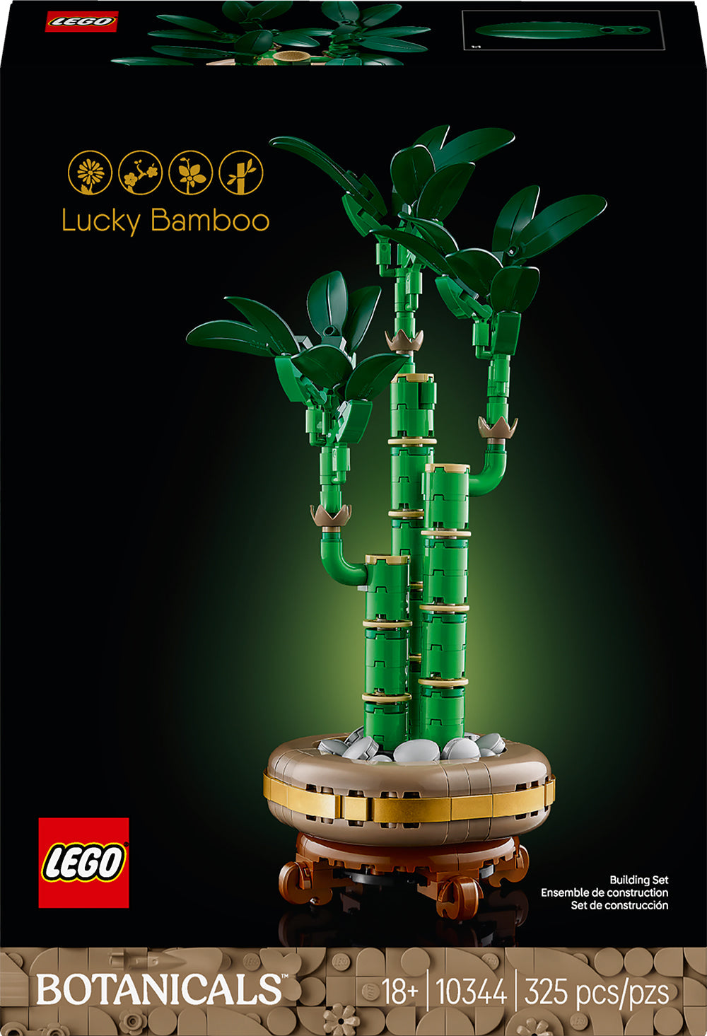 Lego Botanicals le bambou de la chance 325 morceaux (18 ans et plus)