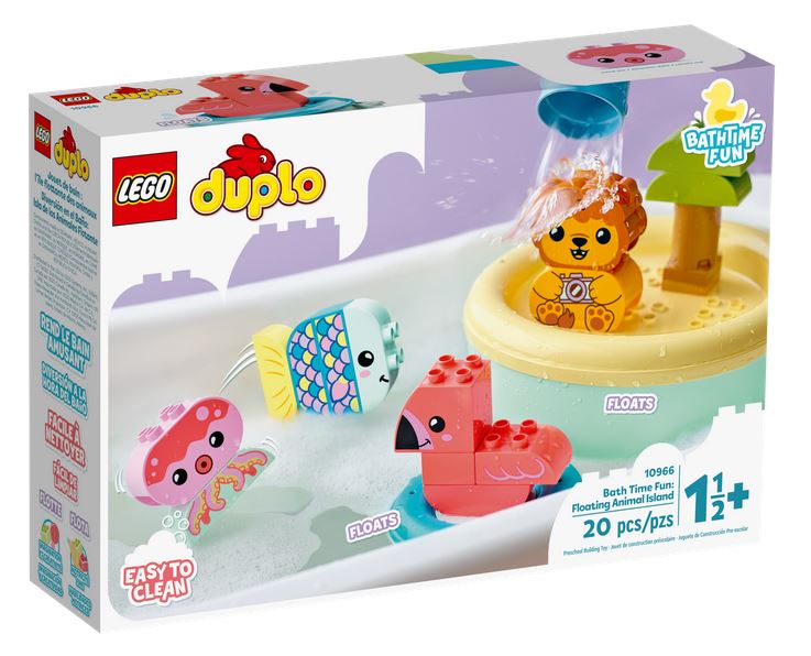 Lego Duplo île d'animaux flottante 20 morceaux (18 mois et plus)