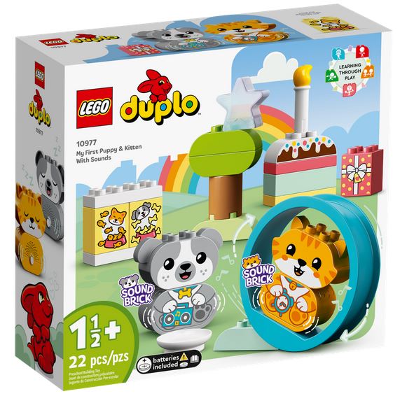 Lego Duplo chiot et chaton sonores 22 morceaux (18 mois et plus)