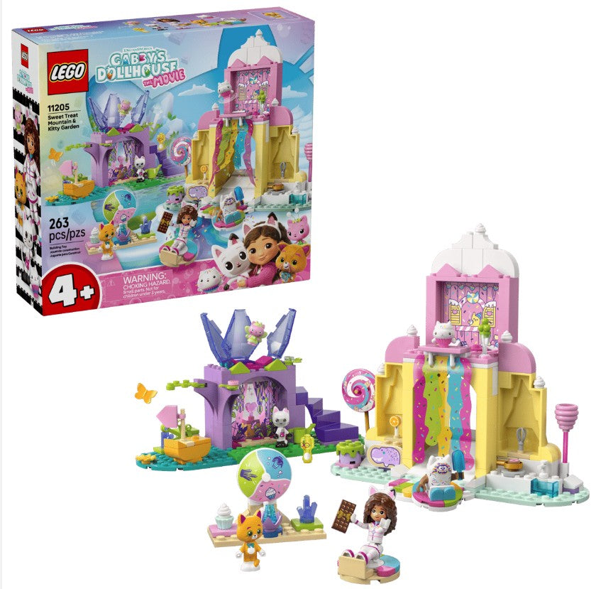Lego Gabby et la maison magique La montagne et le jardin de Minette 263 morceaux (4 ans et plus)