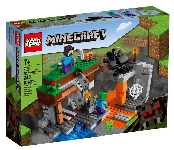 Lego Minecraft mine abandonnée 248 morceaux (7 ans et plus)