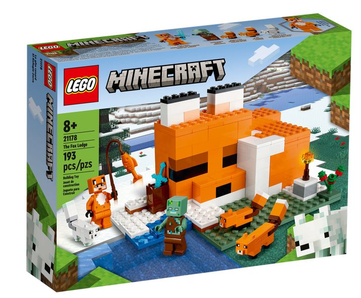 Lego Minecraft refuge renard 193 morceaux (8 ans et plus)