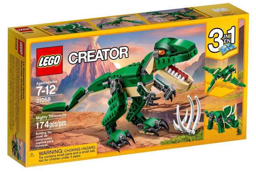 Lego Creator Dinosaure 3 en 1 de 174 morceaux (7 ans et plus)