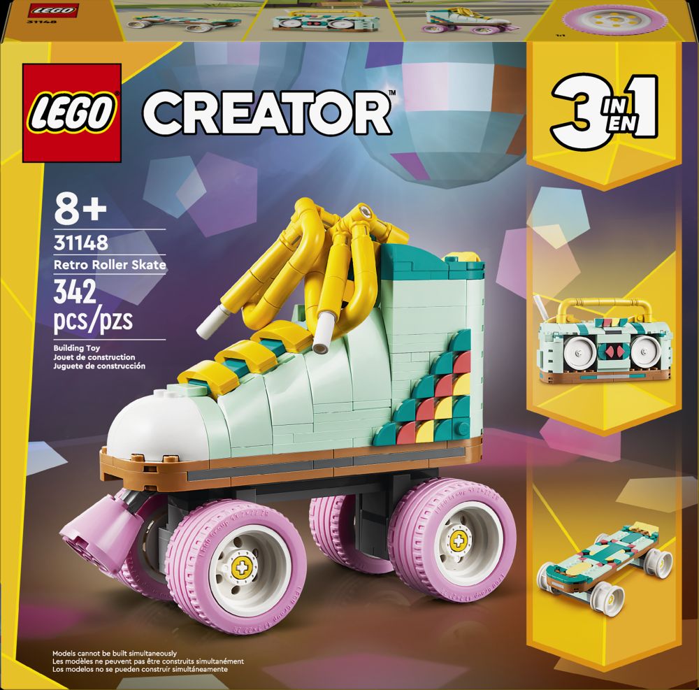 Lego Creator patin à roulette rétro 342 morceaux (8 ans et +)