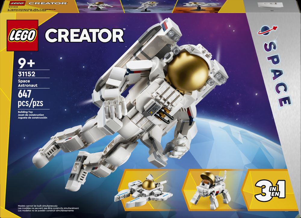 Lego Creator l'astronaute dans l'espace 647 morceaux (9 ans et +)