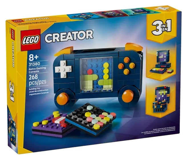 Lego Creator 3 en 1 la console de jeu rétro 268 morceaux (8 ans et plus)