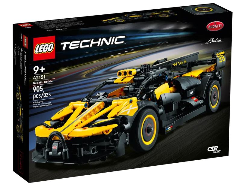 Lego Technic bolide Bugatti 905 morceaux (9 ans et plus)
