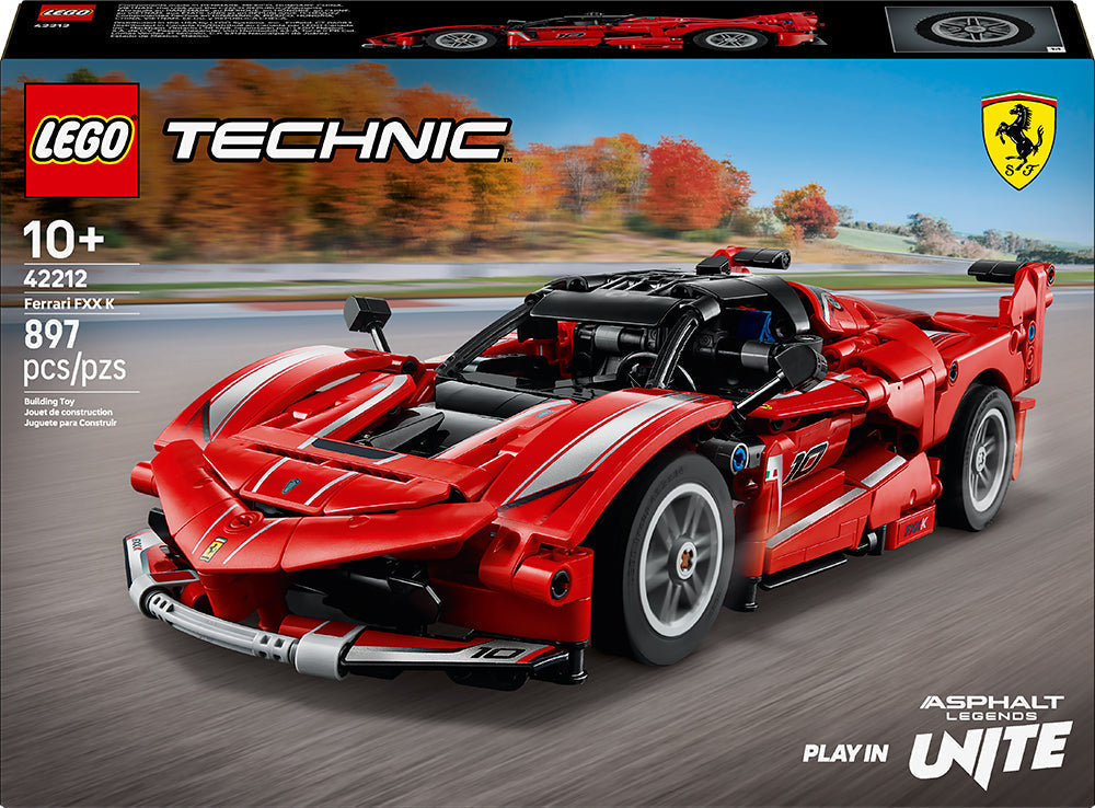 Lego Technic Ferrari rouge 897 morceaux (10 ans et plus)
