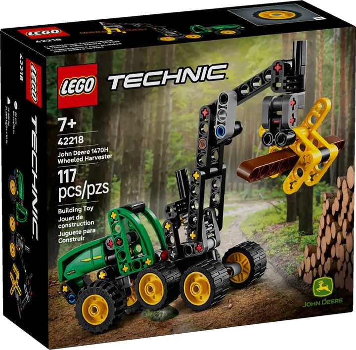 Lego Technic l'abatteuse-façonneuse à roues John Deere 1470H 117 morceaux (7 ans et plus)