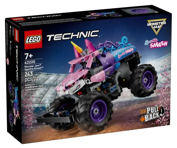 Lego Technic Monster Jam Sparkle Smash à rétrofriction 243 morceaux (7 ans et plus)