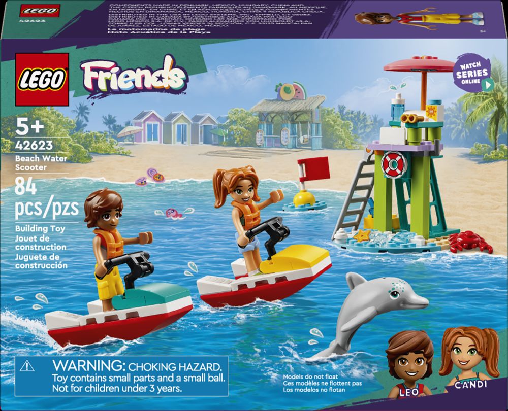 Lego Friends le scooter nautique de la plage 84 morceaux (5 ans et +)