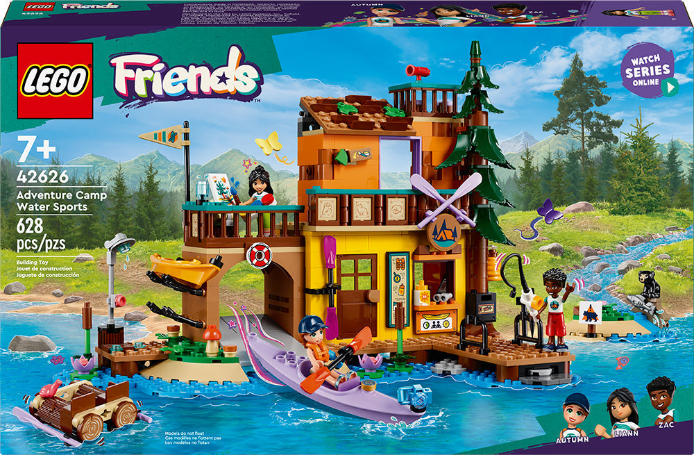 Lego Friends camp d'aventure de sports nautiques 628 morceaux (7 ans et +)