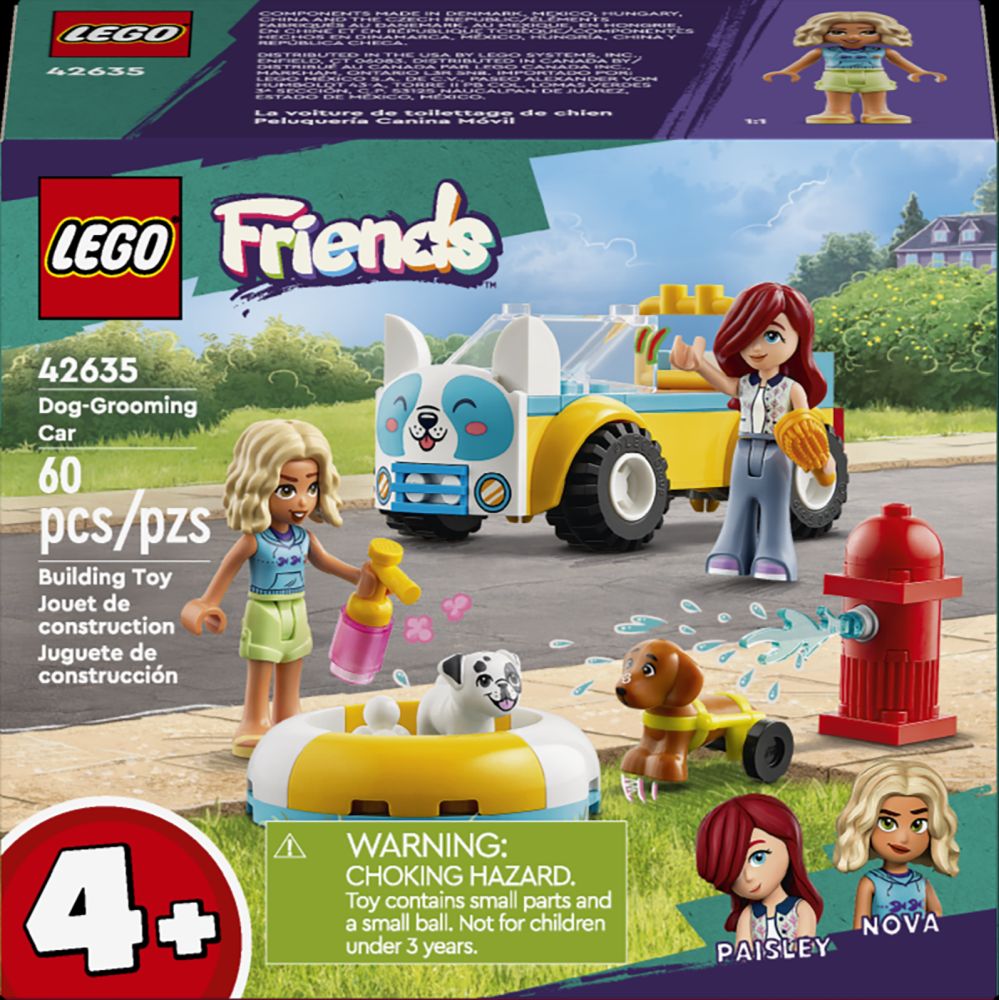 Lego Friends voiture de toilettage pour chien 60 morceaux (4 ans et +)