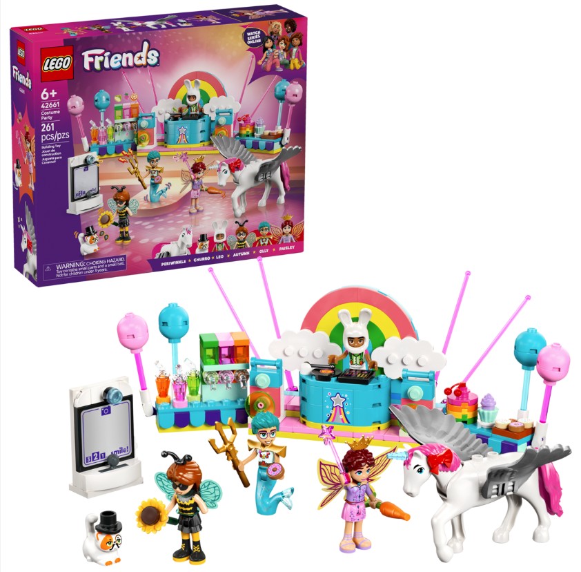 Lego Friends Fête costumée avec licorne et fée 261 morceaux (6 ans et plus)