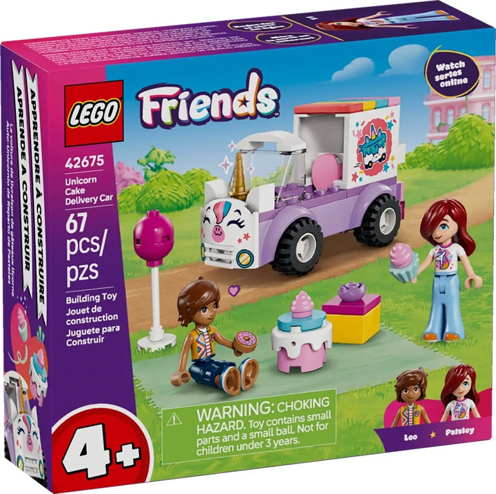 Lego Friends la voiture de livraison de gâteaux licorne 67 morceaux (4 ans et plus)
