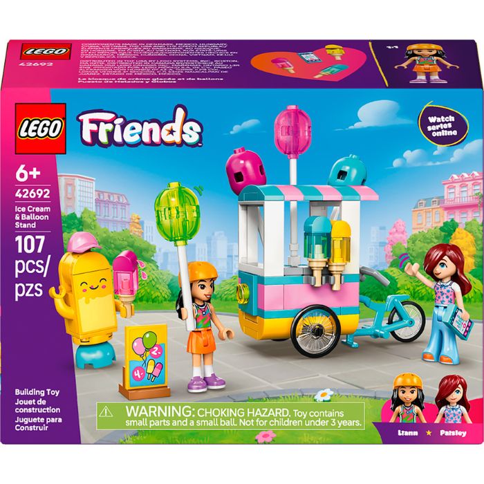 Lego Friends Le kiosque de crème glacée 107 morceaux (6 ans et plus)